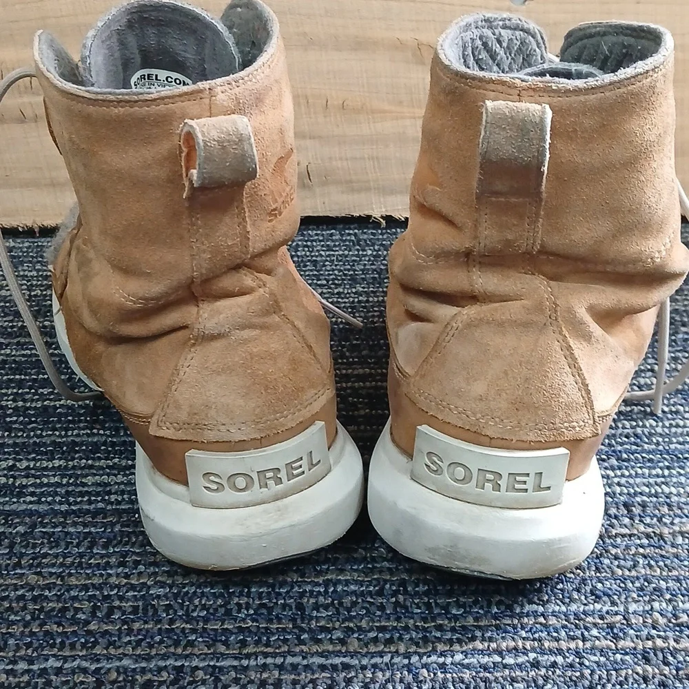 Sorel Explorer II Joan Felt Boots Tawny Buff Moonstone Women’s 11 - Picture 6 of 8